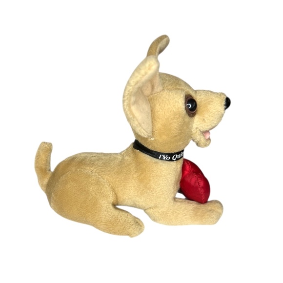 Vintage Taco Bell Yo Quiero Love Heart Chihuahua Plush Toy Dog Doesn't Talk - Picture 4 of 5